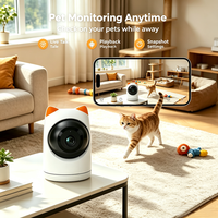 Caméra de surveillance intérieure sans fil 3MP 2K HD PTZ avec positionnement prédéfini, stockage cloud et sur carte, visualisation à distance