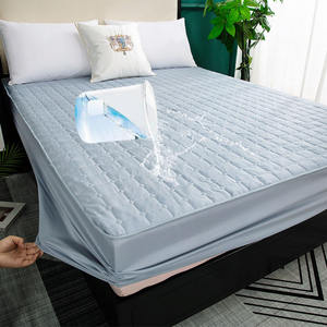 Prix de gros 360 degrés couverture complète Offre Spéciale brossé imperméable à l'eau king size couvre-lit protecteur de <span class=keywords><strong>matelas</strong></span> - Product Image 2