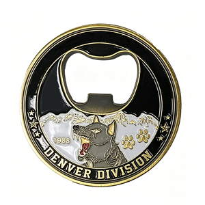 ที่เปิดขวดโลหะแบบโมเดิร์นสั่งทำพิเศษ พร้อมดีไซน์เหรียญที่ระลึก ทนทาน เหมาะสำหรับงานเทศกาลเบียร์ - Product Image 2