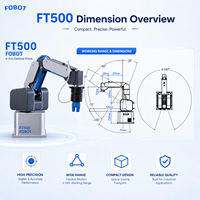 Bras robotisé industriel haute précision FT500 à 4 axes, charge utile de 2 kg, portée de 500 mm pour l'assemblage électronique 3C et la distribution de colle