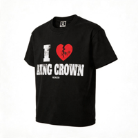 T-shirts graphiques personnalisés de haute qualité en gros, T-shirts à manches courtes, T-shirts en coton lourd