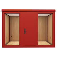 Maisonnette Modulaire Préfabriquée de Bonne Qualité, Mobile et Étanche, pour Bureau de Jardin ou Pod de Bureau en Extérieur