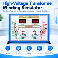 Modèle de démonstration de transformateur de transmission d'énergie haute tension, équipement pédagogique de physique, instrument éducatif bleu