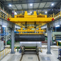 Grúa Puente Electromagnética Modelo QC Wanlong con PLC y Motor, 31.5M de Vano y 16m de Altura de Elevación para Taller/Construcción