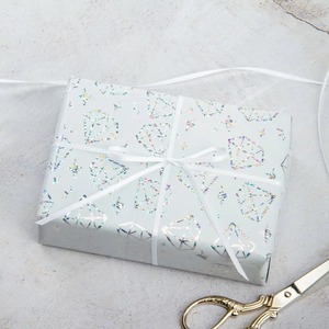 Custom Star <b>Pattern</b> Metallized Recyclable Gift Wrap <b>Paper</b> Roll Double-Sided Coated Eco-Friendly Digital Printing Packaging - Product Image 6
