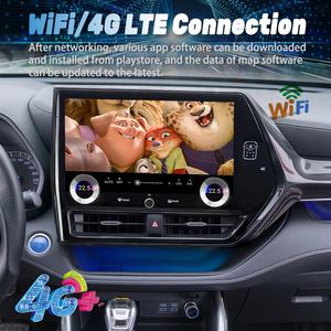 2K HD Screen <b>Android</b> Multimedia Video Player for TOYOTA Highlander CROWN KLUGER CarPlay Autoradio GPS DSP 360 Qualcomm Processor - Product Image 2