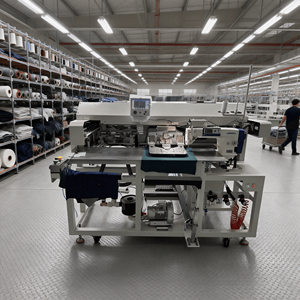 Máquina de Coser Industrial Automática con Tecnología Sin Planchado para Jeans y Camisas, Alta Productividad - Product Image 1