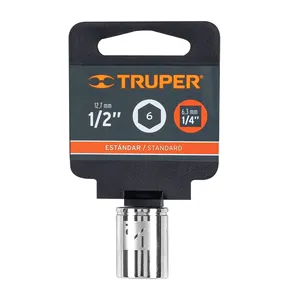 BOX 6 1/2" Chiave a bussola a 6 punte, attacco da 1/4 di pollice, TRUPER - Product Image 3