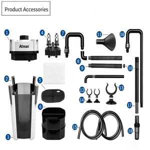 Filtre externe miniature Boyu EF-05 5.5W - Vente en gros d'usine - Product Image 3