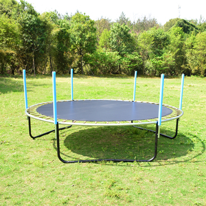 New Arrival dành cho người lớn gấp <span class=keywords><strong>10ft</strong></span> giường đàn hồi <span class=keywords><strong>Trampoline</strong></span> với mạng lưới an toàn - Product Image 2