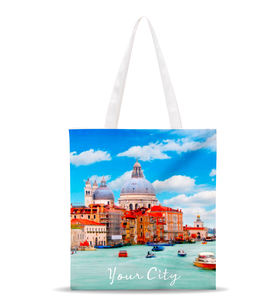 Bolsa de algodón OEM ODM al por mayor bolsa de lona reutilizable con cremallera para Eco Friend mujeres boda trabajo Viaje - Product Image 5