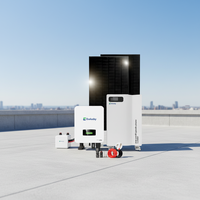 Système d'alimentation hybride éolien et solaire 5KW 10KW, générateur d'énergie éolienne et panneaux solaires 5KW, système éolien solaire pour usage domestique et agricole 500w