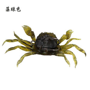 Vente en gros 10cm 34g <span class=keywords><strong>leurre</strong></span> de pêche au <span class=keywords><strong>crabe</strong></span> <span class=keywords><strong>souple</strong></span> 3D Wobbler en silicone avec crochet en métal appât <span class=keywords><strong>souple</strong></span> artificiel pour la pêche - Product Image 5