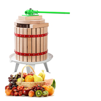 Presse-agrumes manuel spirale multicolore 12L pour fruits et légumes, avec presse amovible pour pommes, agrumes et canes, facile à utiliser pour les usines de transformation de fruits