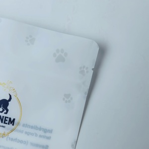 Sacs à fermeture éclair personnalisés à faible MOQ avec fenêtre transparente pour aliments pour chiots, imprimés avec votre logo, pochettes d'emballage étanches - Product Image 4