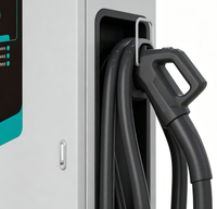 Station de recharge rapide DC 60 kW GBT CCS2 Chademo à montage au sol, contrôle par carte RFID intelligente, double connecteur, modèle CR-3, chargeur public pour véhicules électriques