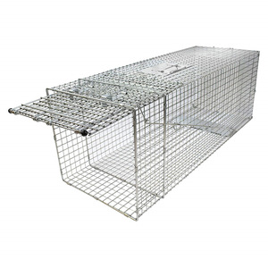 Trappola per Animali Grande Gabbia in Acciaio per Roditori e Procioni - Product Image 4
