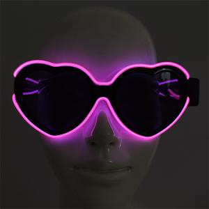 Valentine's Day Heart Bachelorette <strong>Party</strong> <strong>Glasses</strong> Fluorescent Rave Festival Girl Light <strong>Glasses</strong> Neon <strong>Party</strong> Favor Sunglasses - Product Image 5