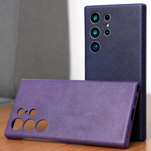 Pour <span class=keywords><strong>Samsung</strong></span> téléphone portable étui en cuir artificiel anti-rayures (cuir PU) pour <span class=keywords><strong>Samsung</strong></span> <span class=keywords><strong>Galaxy</strong></span> S22 S23 S24 ultra A13 étui en cuir - Product Image 1