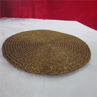 Vente directe d'usine traitement et tapis perlé personnalisé fait à la main tasse Matdishes disque Pad dîner drapeau tapis de Table thé tapis de Table 145