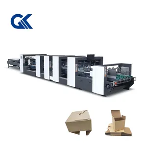 RAGaoke 1600 PCS-Y Lock Bottom Corrugated Box Folder Gluer Pre Folding Carton Gluing Machine