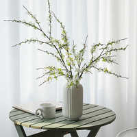 Fleurs artificielles en gros, branche de saule réaliste, décoration intérieure, verdure artificielle, arrangements floraux