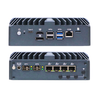 Mini PC Partaker Intel I7 1255U I5 1235U WIFI6 COM HD DP Tipo-C 2*DDR5 Computadora de Escritorio para Oficina/Hogar 4*2.5G LAN Win11 2x10GbE SFP