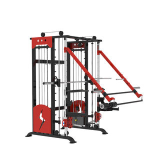 Ganas Gym Equipment Commercial Luxury Trainer Power Cage Cable Crossover Multi Functional Trainer Squat Rack Smith Machine - Product Image 3