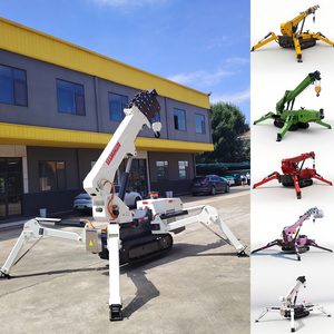 Grúa Araña Hidráulica Eléctrica Diésel RST L007, Mini Grúa Pequeña de 1, 3, 5, 10 y 12 Toneladas con Canasta para Personas y Pluma, en Venta - Product Image 1