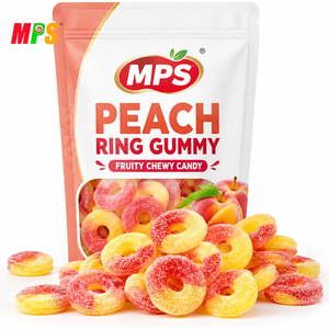 MPS OEM Fabricantes de Dulces al por Mayor, Caramelos de Goma Suaves con Sabor a Frutas Variadas, Agridulces, en Forma de Anillo, Oso y Gusano - Product Image 2
