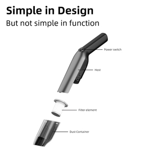 Fábrica portátil ligero BLDC 12000Pa filtro HEPA 4000mAh batería ABS 3 boquillas hogar coche aspiradora recargable <span class=keywords><strong>Mini</strong></span> - Product Image 3