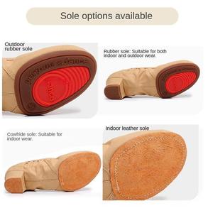 Zapatos de Ballet de Tacón Bajo con Suela Suave y Parte Superior de Lona <span class=keywords><strong>para</strong></span> Mujer, <span class=keywords><strong>para</strong></span> Práctica de Danza, Uso por Profesores, Danza Clásica/Yoga al Aire Libre - Product Image 6
