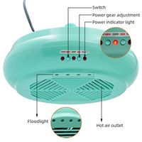 Lampe chauffante intelligente pour animaux de ferme, contrôle de la température de la lumière chaude, équipement de chauffage pour couvaison de volaille, 1 pièce