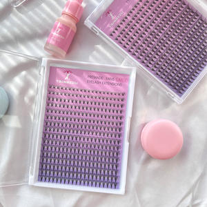 Pestañas Song Lashes Hechas a Mano, Cabello Sintético de 0.07mm, Abanicos de Extensión de Pestañas Pre-fabricados <span class=keywords><strong>en</strong></span> Forma de W 3D, Fáciles de Aplicar, 12 Unidades - Product Image 2