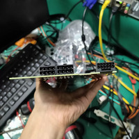 Papan Adaptor GPU Dual SXM2 PCIe, Konverter 2 in 1 SXM2 ke PCI Express X16 untuk Kartu Grafis Tesla V100 16G/32G P100 SXM2