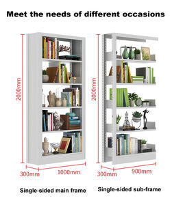 Libreria Moderna <span class=keywords><strong>in</strong></span> <span class=keywords><strong>Metallo</strong></span> Personalizzata Outstar per Casa e Studio, Grande Scaffale Bestseller dalla Cina - Product Image 5