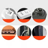 Cubierta antipolvo USB de silicona suave para USB2.0 USB3.0 Socket Tapones protectores de goma de silicona Cubierta impermeable