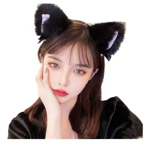 Hot Selling Cat Fox Ear Hair Accessories Animal Ear Headband for Cosplay Party