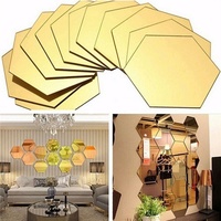 Miroirs décoratifs muraux modernes de luxe vintage, biseautés, étanches, pour la pose en n'importe quelle forme, design artistique pour la décoration de la pièce