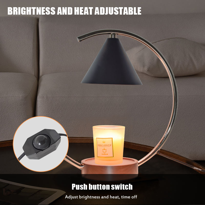 ORANGLES Lewondr Moon Frame Electric Candle Warmer | Minimalist Wax Melt Warmer with 2 Dimmable Bulbs | Bedroom Home Decor – orangles Qatar - detailed closeup view - illustrating benefits - Image 3 of 6 | created for all | Shop Lewondr Moon Frame Electric Candle Warmer | Minimalist Wax Melt Warmer with 2 Dimmable Bulbs | Bedroom Home Decor – orangles Qatar North Carolina | Free Shipping ORANGLES