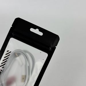 Custom logo Printed USB Cable Charger Foil with Window Classic Design Three Side Seal Ziplock <strong>Bags</strong> - Product Image 3