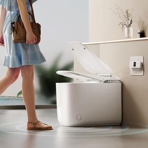 <span class=keywords><strong>WC</strong></span> Intelligente in Ceramica con Bidet Elettrico Moderno IPX4 Impermeabile, Certificato CUPC - Product Image 3