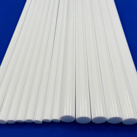 Barre en PTFE pour sièges de soupapes, moulée en usine, pure, résistante aux hautes températures et aux produits chimiques, cylindre lisse et solide, stock de barres en PTFE vierges pour usinage CNC
