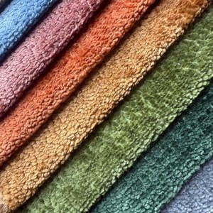 F1703 # בד chenille פוליאסטר באיכות גבוהה עמיד למים בד chenille עבה נוסף chenille yre de chenille - Product Image 4