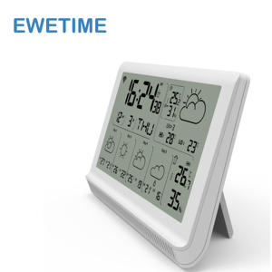 앱 알람 시계가있는 EWETIME 와이파이 무선 기상 관측소 4 일 예측 ABS 소재 맞춤형 OEM 지원 - Product Image 3