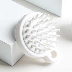 Wet Dry <b>Scalp</b> Brush Shower Head <b>Scalp</b> Scrubber with Silicone Bristles <b>Exfoliator</b> Hair <b>Scalp</b> Massager Shampoo Brush - Product Image 1