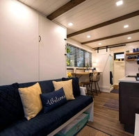Maison conteneur en bois à deux étages à prix compétitif chalet de jardin préfabriqué à ossature en bois