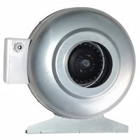 Vente flash 220V TSK 100mm Ventilateurs de gaine circulaires agréables Ventilateur de gaine centrifuge en ligne