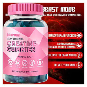 Bonbons gélifiés à l'isolat de lactosérum, créatine monohydrate, complément énergétique, formule concentrée, qualité supérieure, 60 unités, vente en gros - Product Image 4