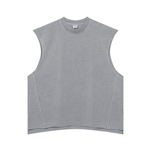 Canottiera lavata da <span class=keywords><strong>uomo</strong></span> con maglietta Vintage lavata da <span class=keywords><strong>uomo</strong></span> senza maniche Streetwear Hipster <span class=keywords><strong>canotta</strong></span> con maglietta